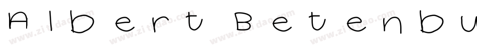 Albert Betenbuch字体转换